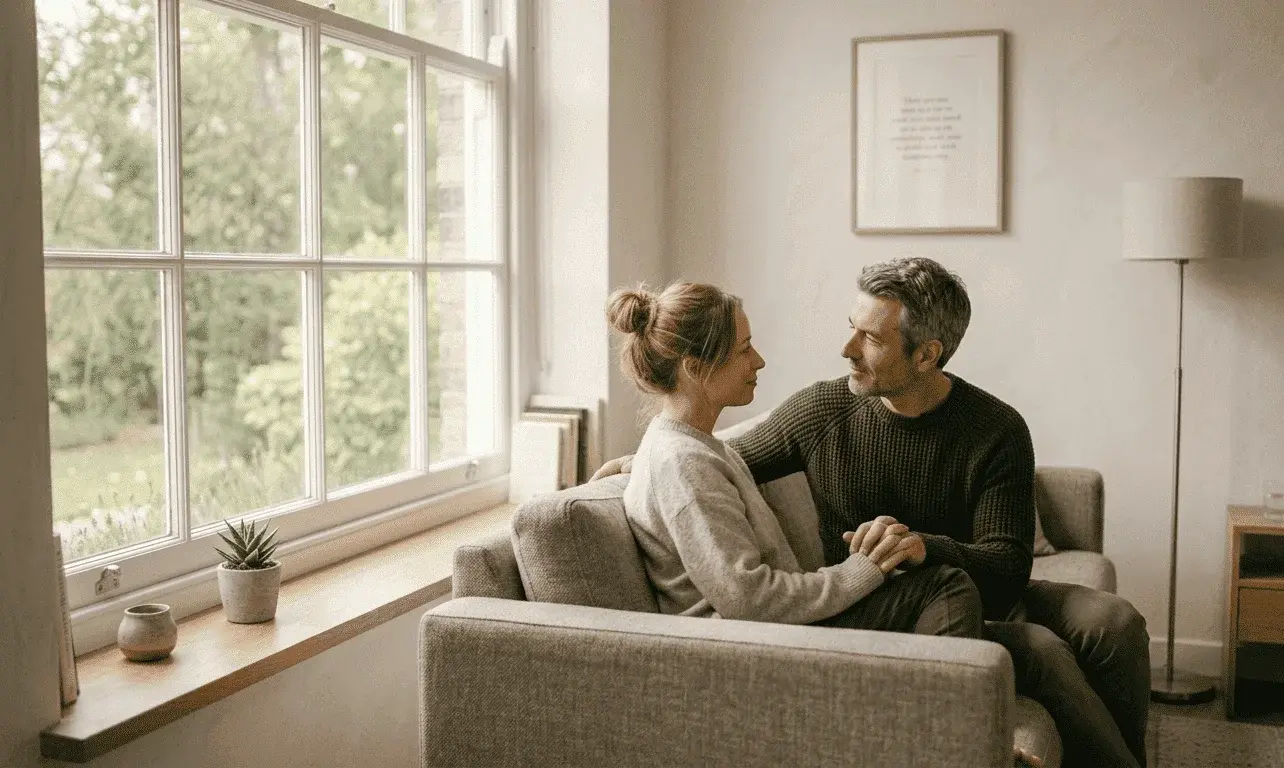 pareja tomando un proceso de terapia sexual